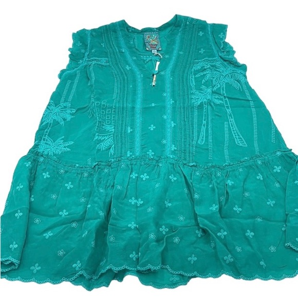 Johnny Was Palm Oriana Embroidered Tunic Size Small - Picture 12 of 16